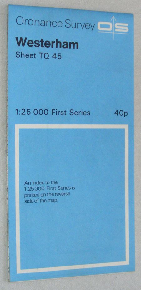 Image for Westerham. Sheet TQ 45, 1:25000 First Series Map