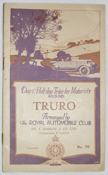 Image for Day & Half day Trips for Motorists Around Truro Arranged By The Royal Automobile Club