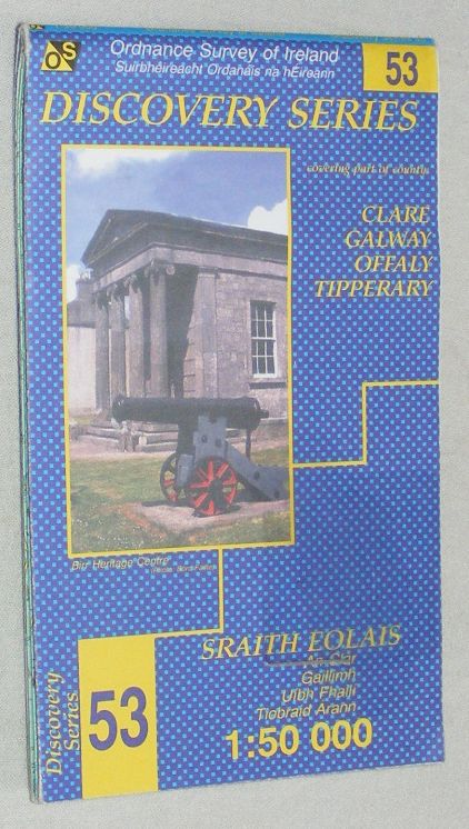 Image for Clare, Galway, Offaly, Tipperary (Irish Discovery Series sheet 53) 1:50000 Map
