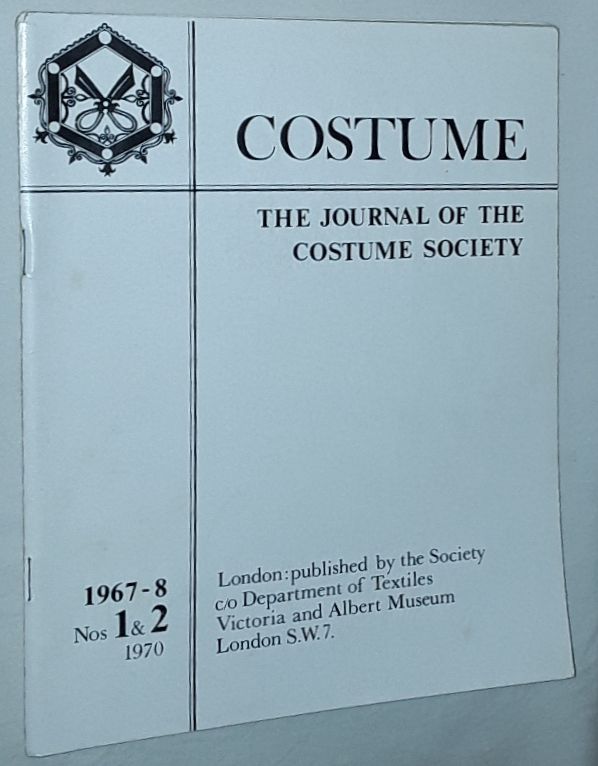 Image for Costume: the Journal of the Costume Society. No 1 & 2 1967-8