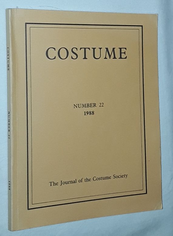 Image for Costume: the Journal of the Costume Society. No 22 1988