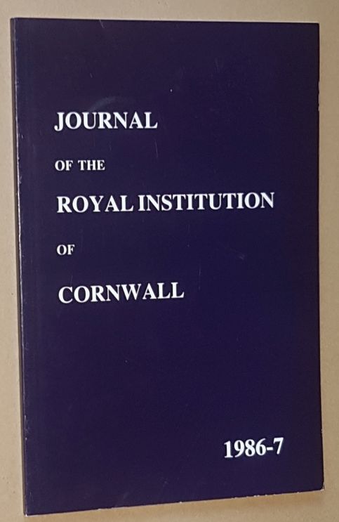 Image for Journal of the Royal Institution of Cornwall 1987-7, New Series Volume X, Part 1