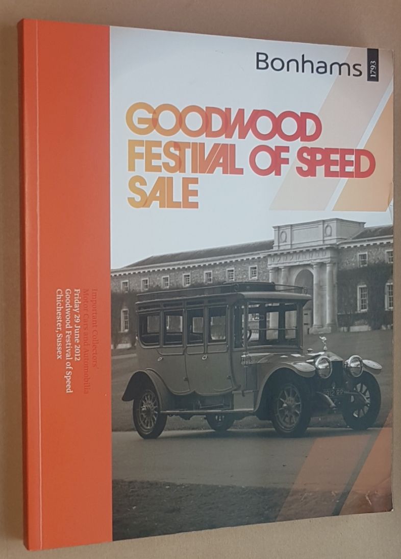 Image for Important Collectors' Motor Cars and Automobilia, Friday 29 June 2012, Goodwood Festival of Speed, Chichester, Sussex