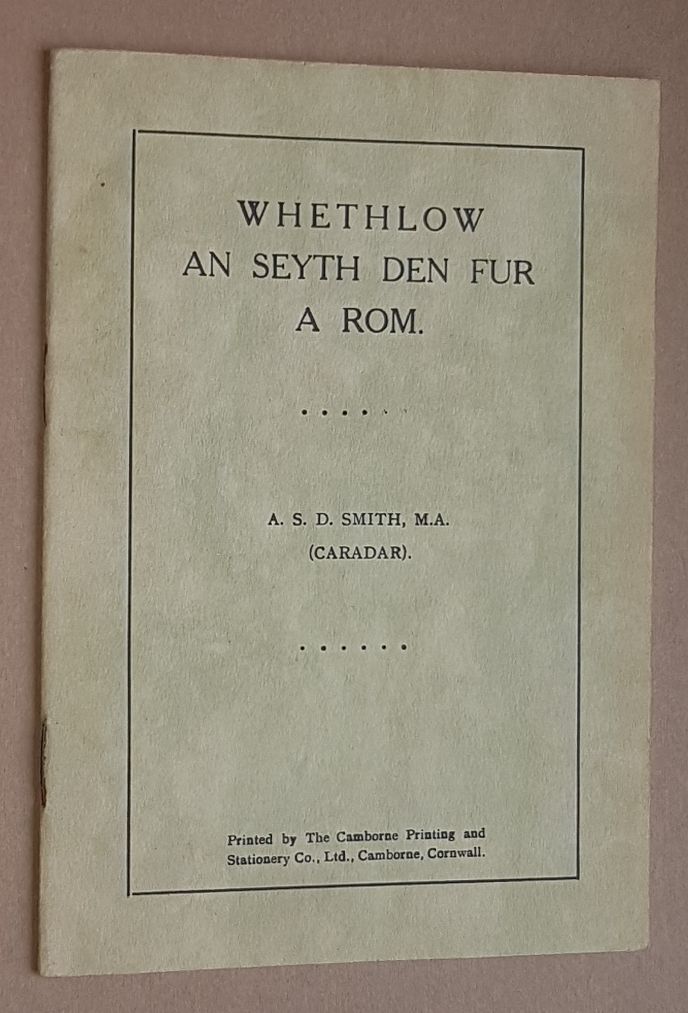 Image for Whethlow an Seyth Den Fur a Rom