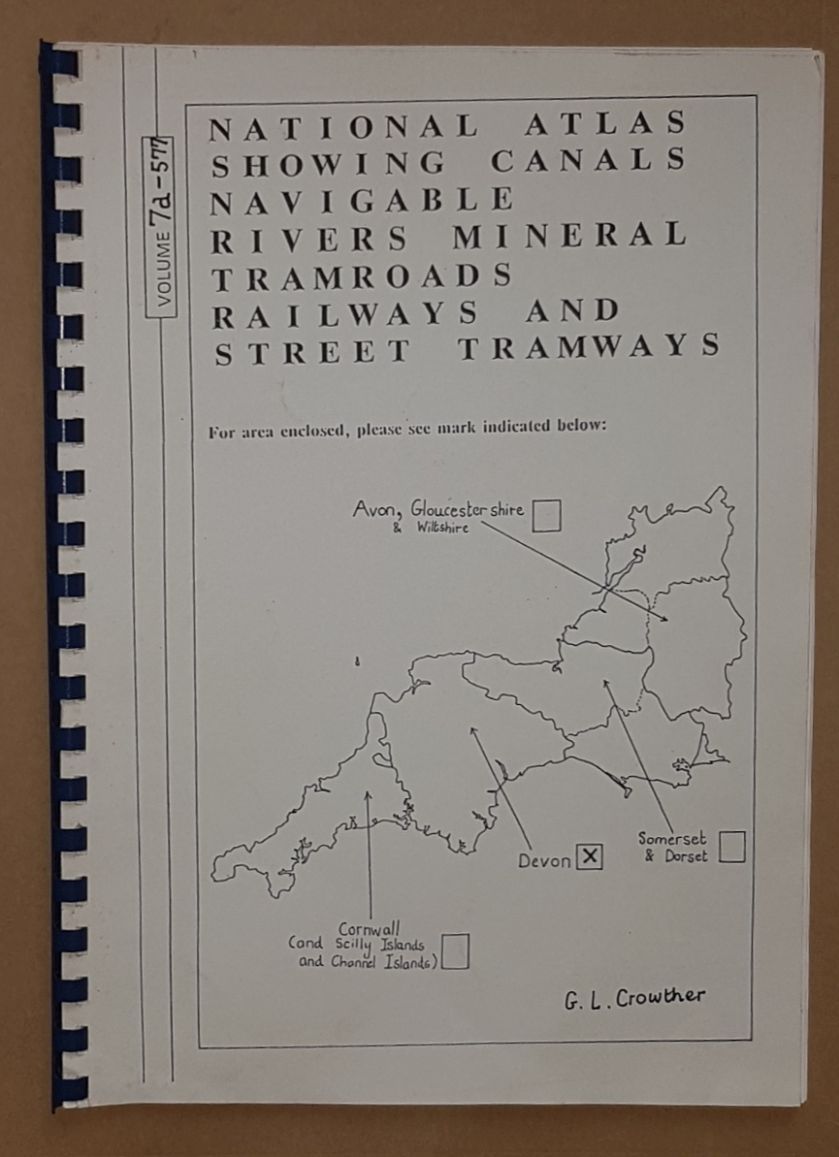 Image for National Atlas Showing Canals, Navigable Rivers, Mineral Tramroads, Railways, and Street Tramways. Volume 7A-577 Devon