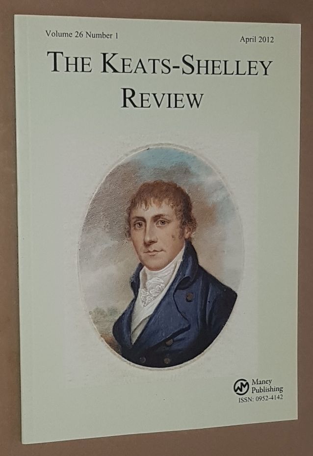 Image for The Keats-Shelley Review. Vol.26 No.1, April 2012