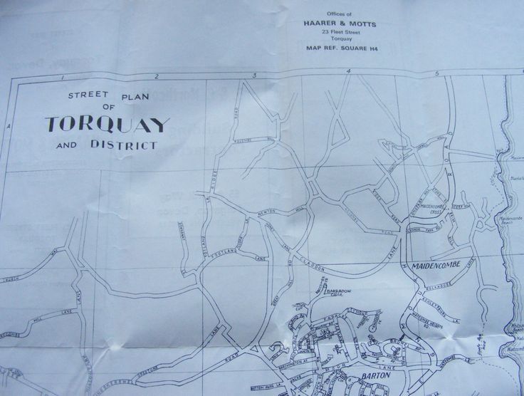 Image for A Street Map of Torquay, Devon including small street map of Paignton