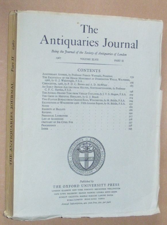 Image for The Antiquaries Journal 1967, Vol. XLVII Part II