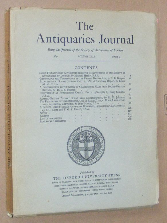 Image for The Antiquaries Journal 1969, Vol. XLIX Part I