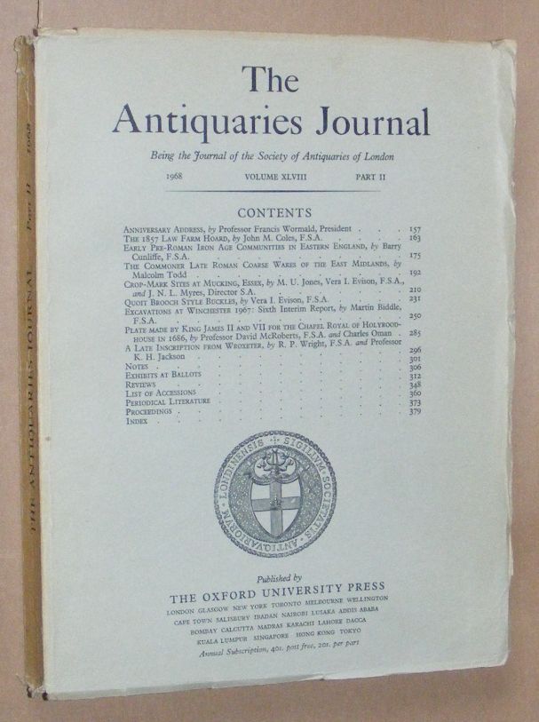 Image for The Antiquaries Journal 1968, Vol. XLVIII Part II