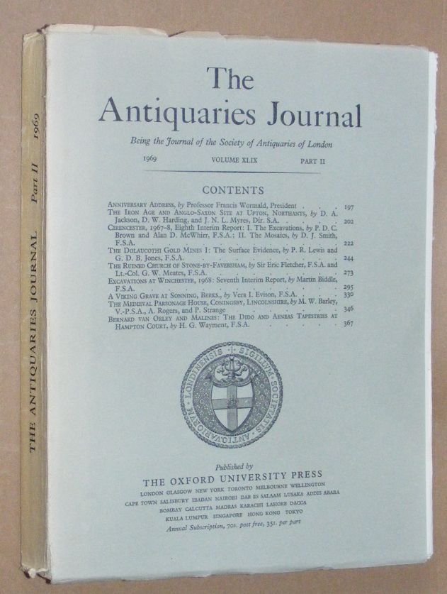 Image for The Antiquaries Journal 1969, Vol. XLIX Part II
