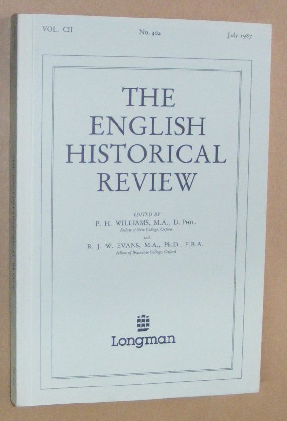 Image for The English Historical Review, Vol.CII, No.404, July 1987