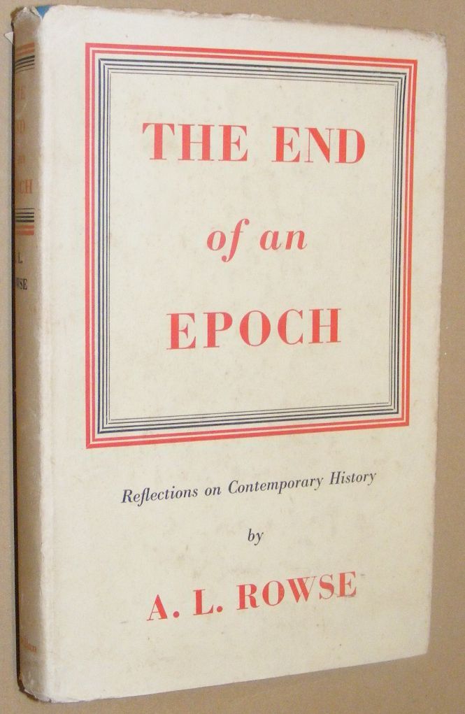 Image for The End of an Epoch: reflections on contemporary history