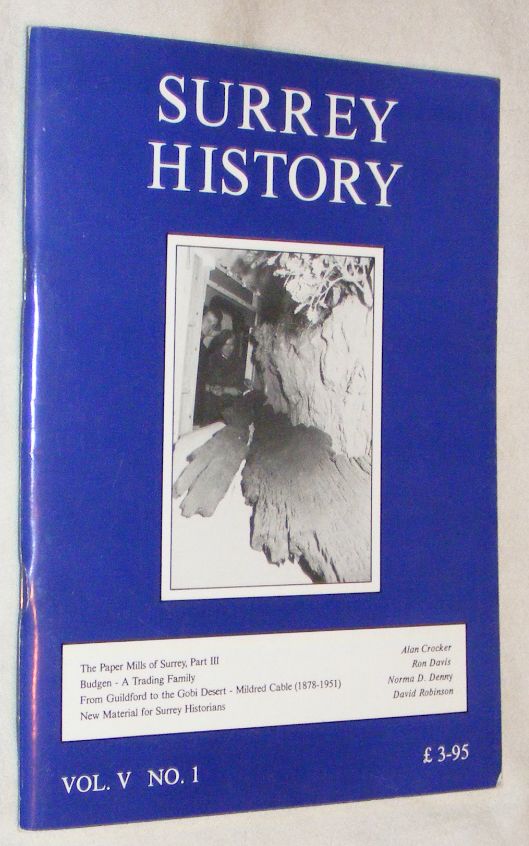 Image for Surrey History Volume V Number 1