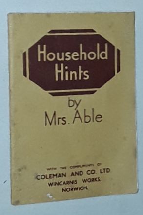 Image for Household Hints By Mrs Able